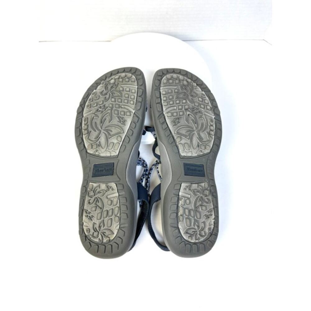 Skechers Memory Foam Women's Size 11 Blue Woven Strappy Slingback Sandals - Picture 8 of 9